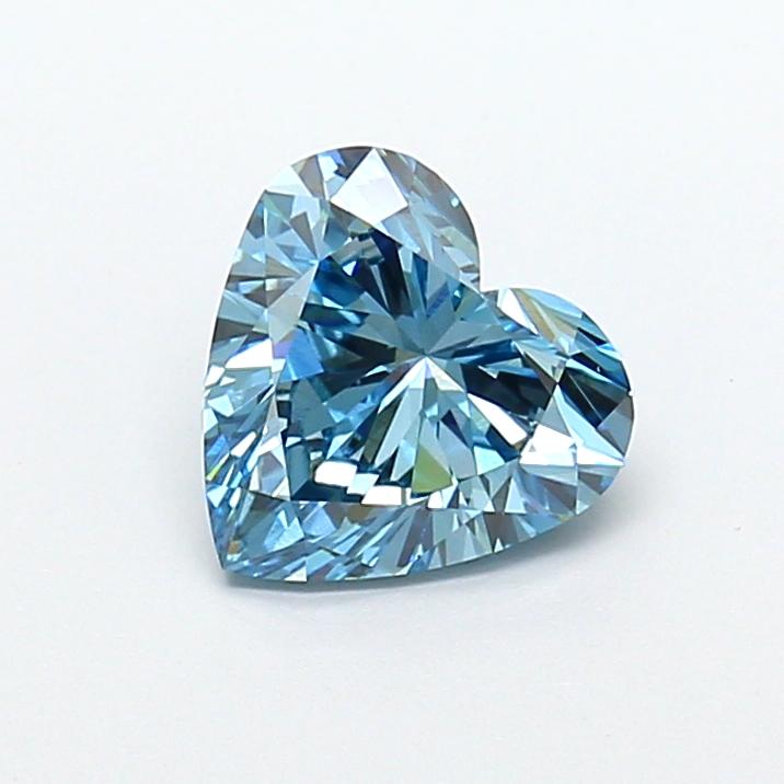 1.50 Ct. Fancy Blue Heart Lab Grown Diamond