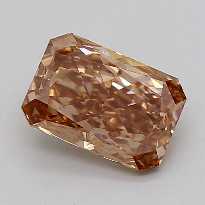1.09 Ct. Fancy Light  Brown Radiant Lab Grown Diamond