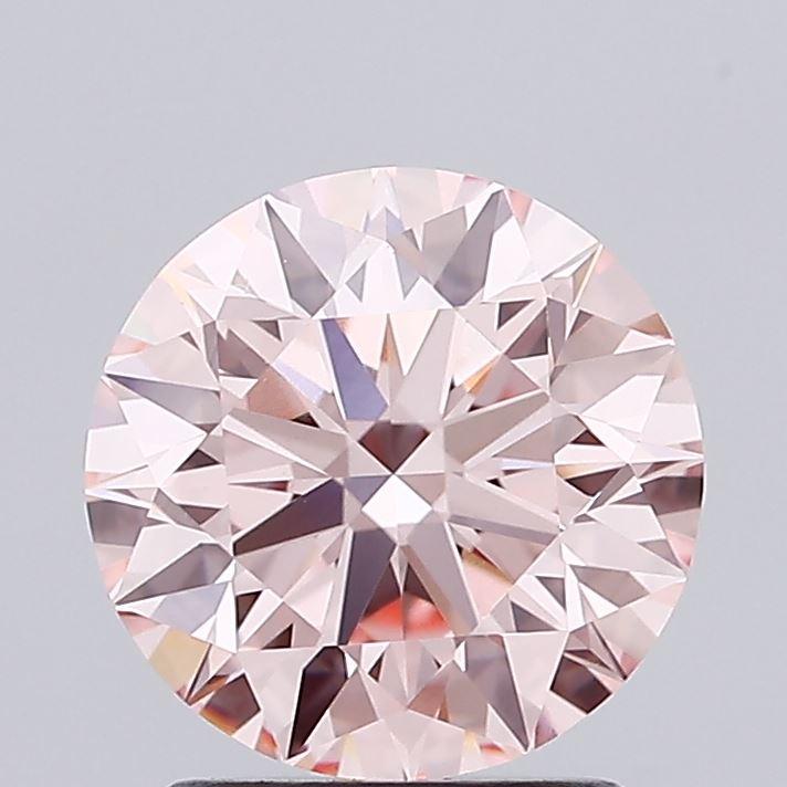 2.01 Ct. Fancy Intense Pink Round Lab Grown Diamond