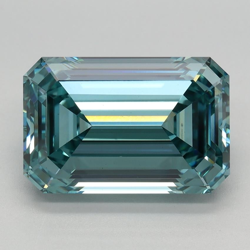 4.76 Ct. Fancy Intense Blue Emerald Lab Grown Diamond