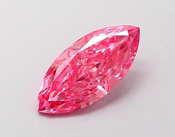 1.16 Ct. Fancy Vivid Pink Marquise Lab Grown Diamond