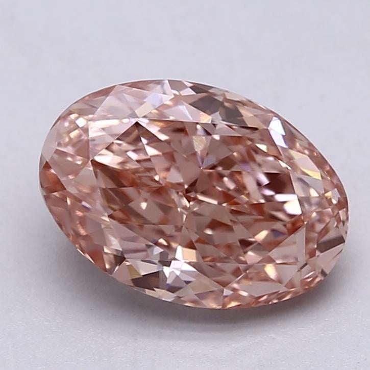 1.41 Ct. Fancy Vivid  Pink Oval Lab Grown Diamond