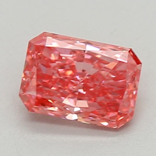 0.86 Ct. Fancy Vivid Pink Radiant Lab Grown Diamond