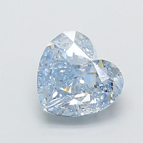 1.03 Ct. Fancy Fancy Blue Heart Lab Grown Diamond