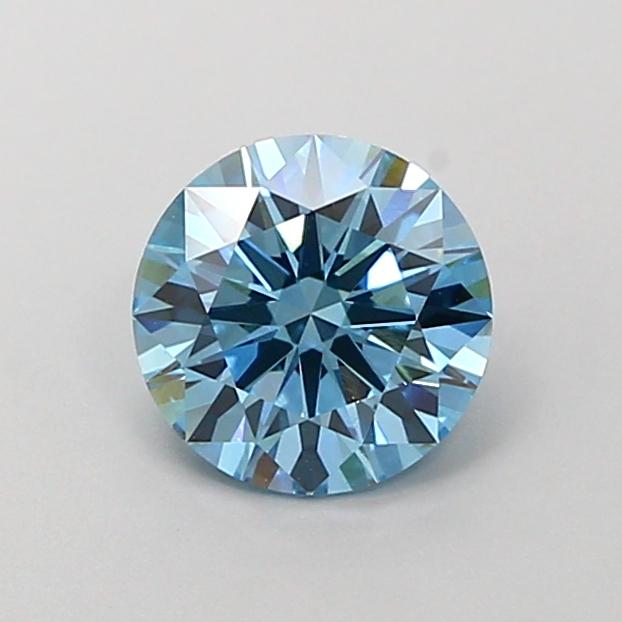 1.10 Ct. Fancy Vivid Blue Round Lab Grown Diamond