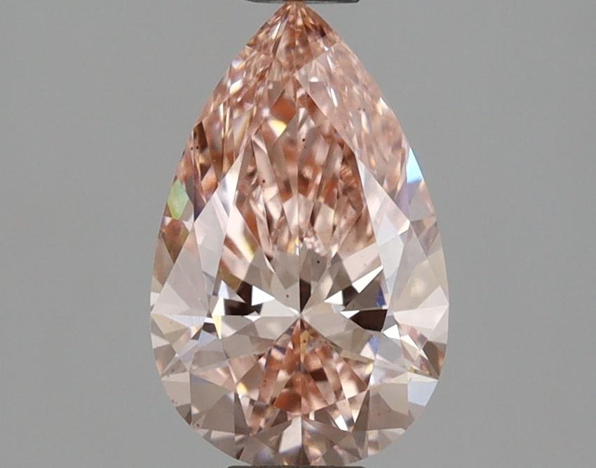 1.01 Ct. Fancy Vivid Pink Pear Lab Grown Diamond