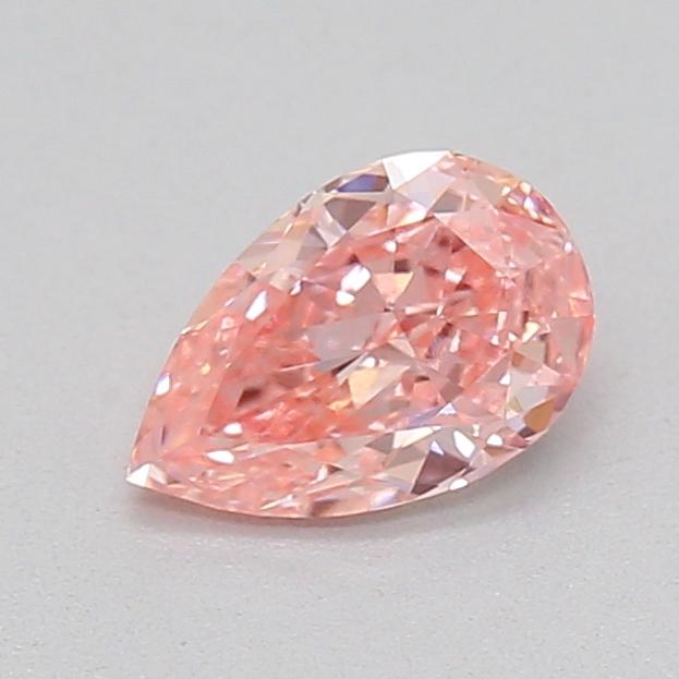 0.29 Ct. Fancy Vivid  Pink Pear Lab Grown Diamond