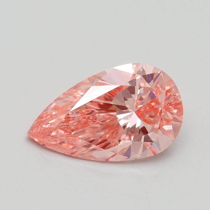 0.74 Ct. Fancy Vivid Pink Pear Lab Grown Diamond