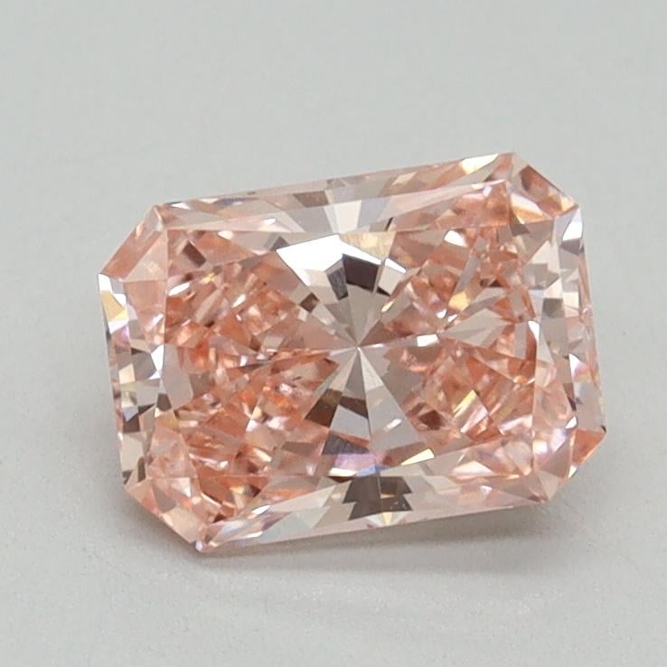 1.05 Ct. Fancy Vivid Pink Radiant Lab Grown Diamond