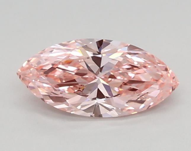 0.45 Ct. Fancy Vivid Pink Marquise Lab Grown Diamond