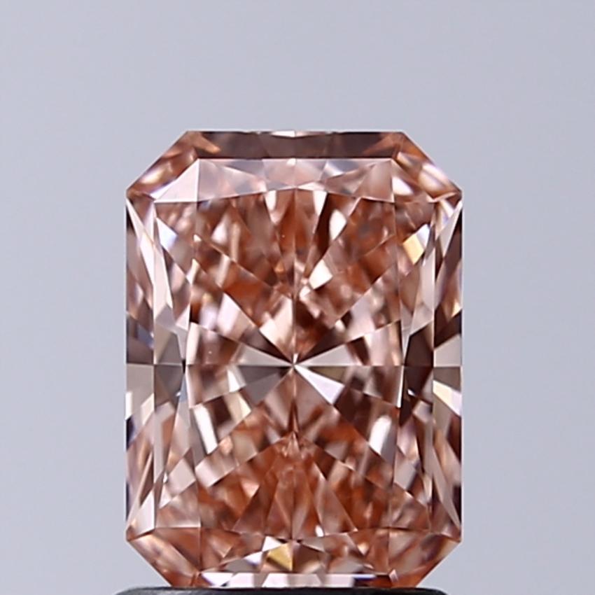 1.34 Ct. Fancy Pink Radiant Lab Grown Diamond