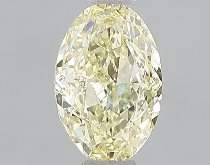 1.04 Ct. Fancy Light Yellow Oval Lab Grown Diamond
