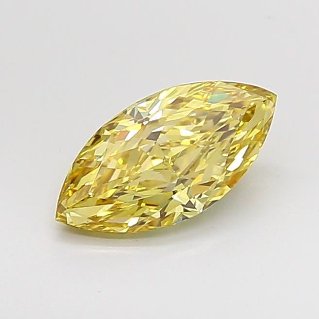 1.51 Ct. Fancy Intense Yellow Marquise Lab Grown Diamond