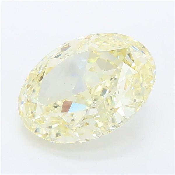 2.54 Ct. Fancy Intense Yellow Oval Lab Grown Diamond