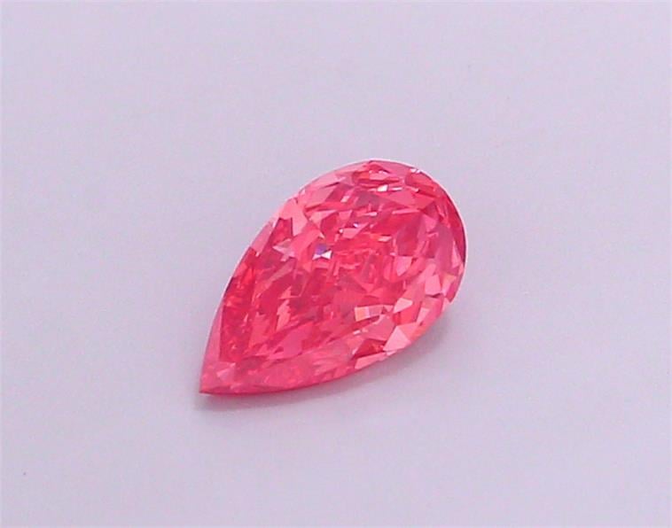 1.00 Ct. Fancy Vivid Pink Pear Lab Grown Diamond