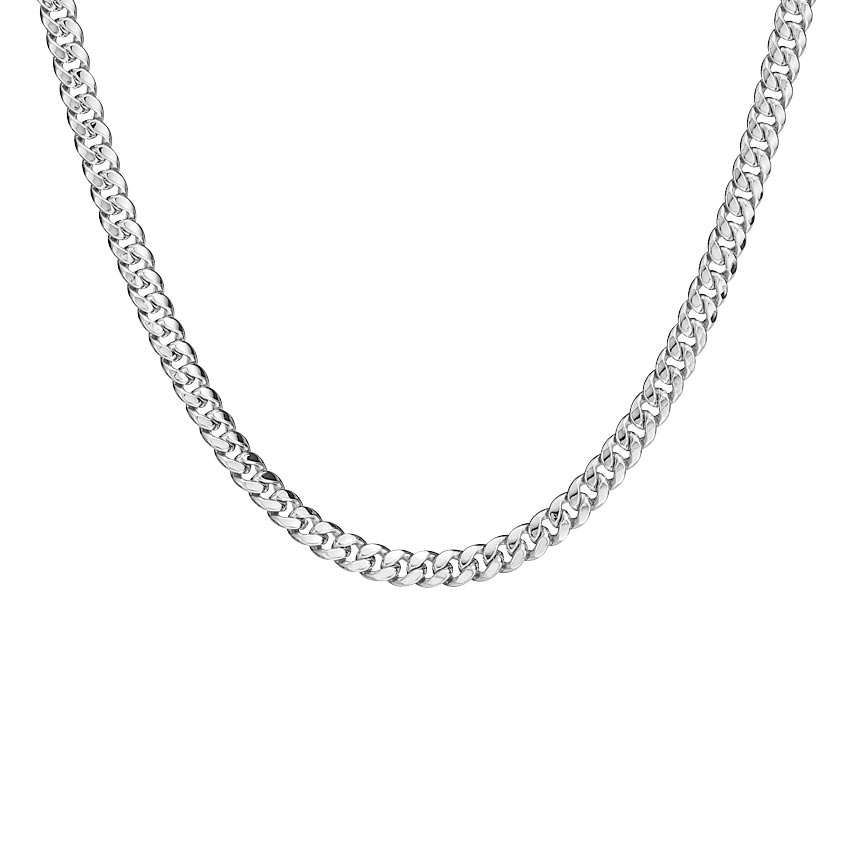 Hugo Cuban Link Necklace in Silver