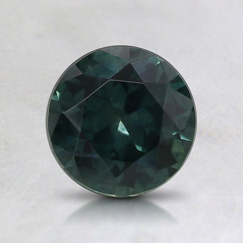 6.3mm Teal Round Montana Sapphire