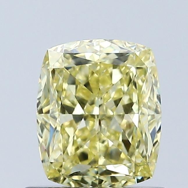 1.05 Ct. Fancy Intense Yellow Cushion Lab Grown Diamond