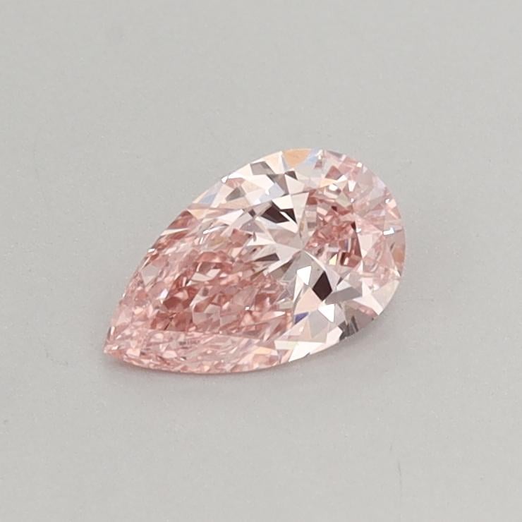 0.35 Ct. Fancy Intense  Pink Pear Lab Grown Diamond