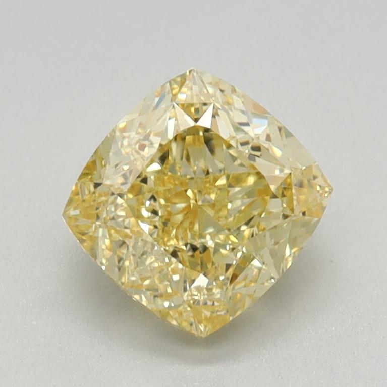 1.03 Ct. Fancy Intense Yellow Cushion Lab Grown Diamond