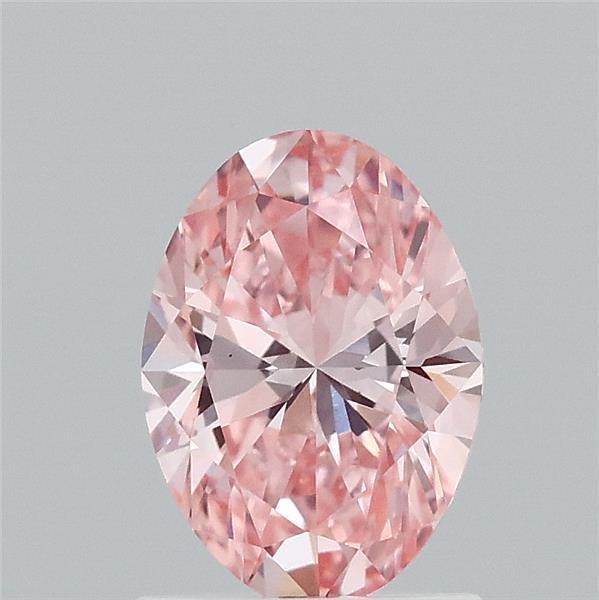 1.09 Ct. Fancy Vivid Pink Oval Lab Grown Diamond