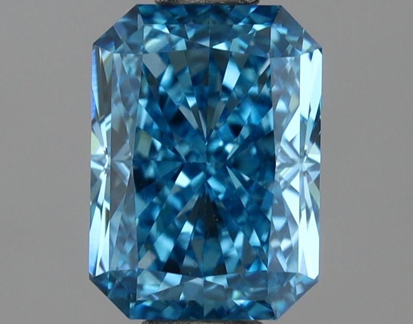 1.06 Ct. Fancy Vivid Blue Radiant Lab Grown Diamond