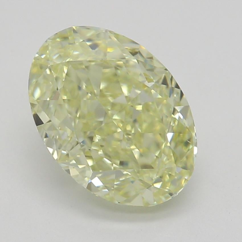 1.21 Ct. Fancy Light Yellow Oval Diamond