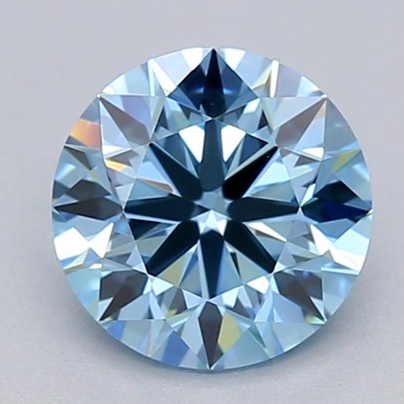 1.00 Ct. Fancy Vivid  Blue Round Lab Grown Diamond