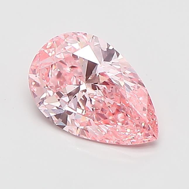 1.09 Ct. Fancy Vivid  Pink Pear Lab Grown Diamond