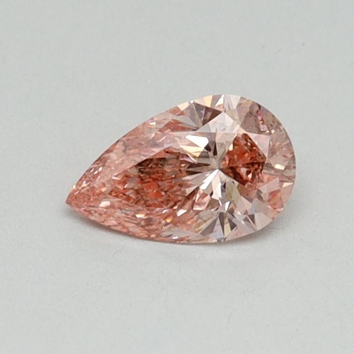 0.32 Ct. Fancy Vivid Pink Pear Lab Grown Diamond
