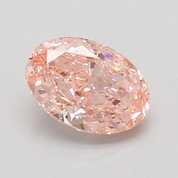1.09 Ct. Fancy Vivid Pink Oval Lab Grown Diamond