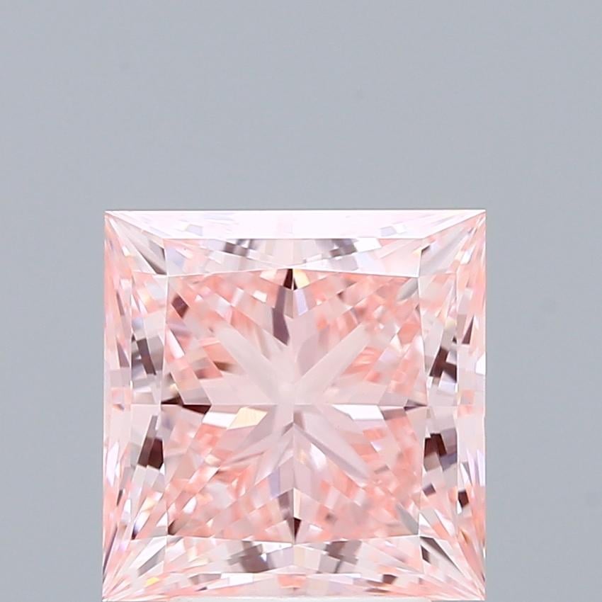 4.05 Ct. Fancy Intense  Pink Princess Lab Grown Diamond