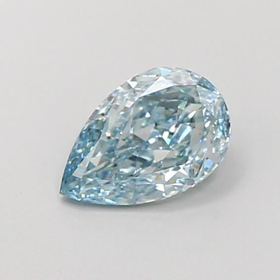 1.00 Ct. Fancy Intense  Blue Pear Lab Grown Diamond