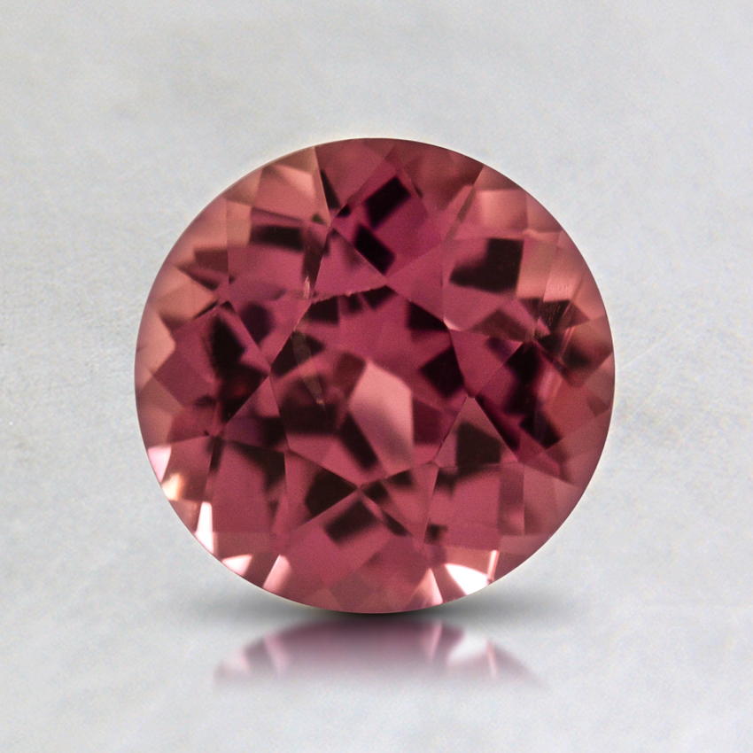 6.5mm Premium Peach Round Sapphire