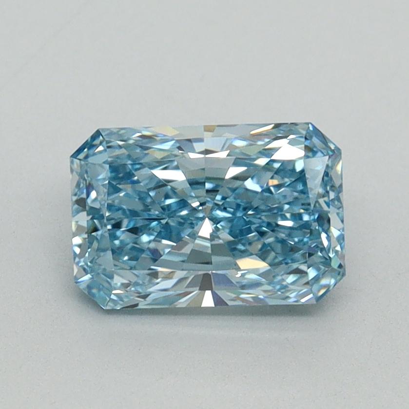 1.09 Ct. Fancy Vivid Blue Radiant Lab Grown Diamond