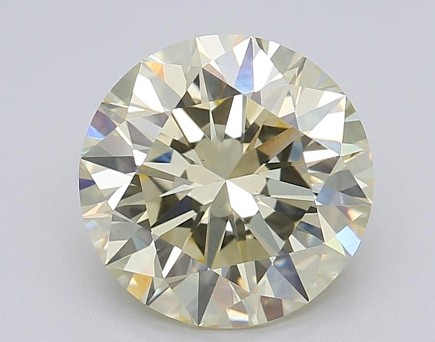 2.05 Ct. Fancy Light Yellow Round Lab Grown Diamond