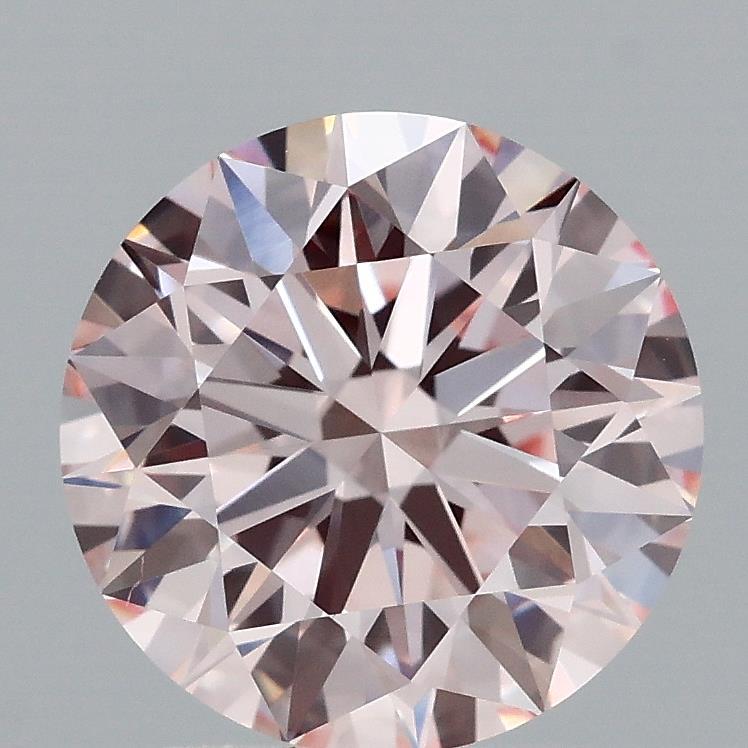 2.58 Ct. Fancy Intense Pink Round Lab Grown Diamond