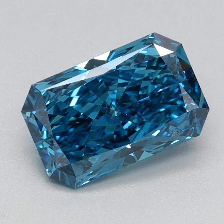 1.01 Ct. Fancy Vivid Blue Radiant Lab Grown Diamond