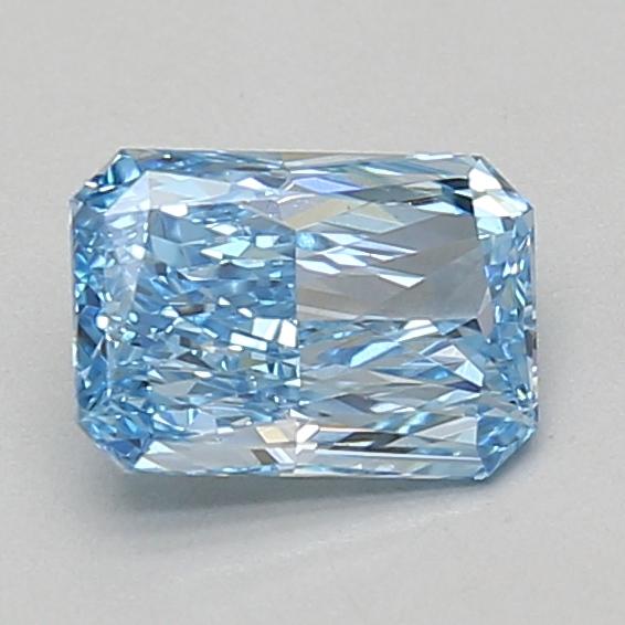 1.07 Ct. Fancy Vivid Blue Radiant Lab Grown Diamond