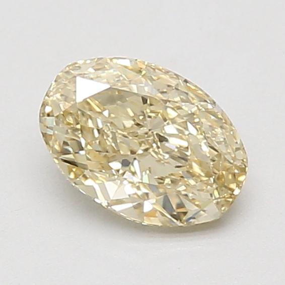 1.00 Ct. Fancy Yellow Oval Lab Grown Diamond