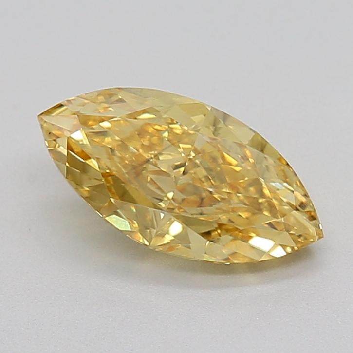 1.09 Ct. Fancy Intense  Yellow Marquise Lab Grown Diamond