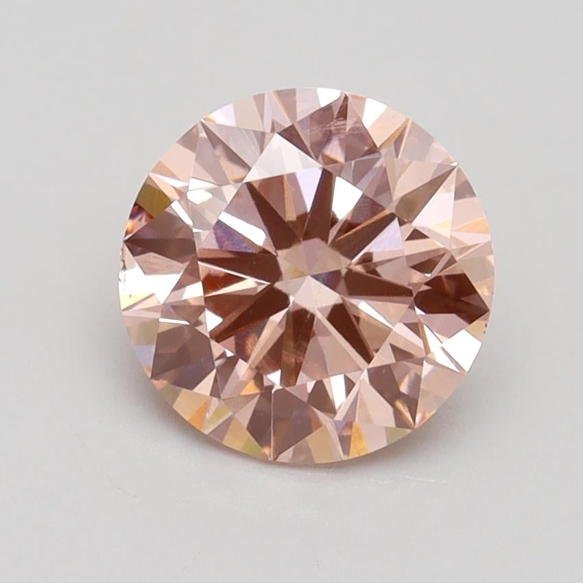 1.60 Ct. Fancy Intense Pink Round Lab Grown Diamond