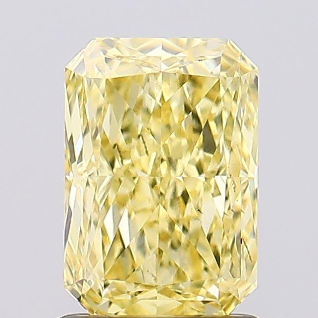 1.34 Ct. Fancy Vivid Yellow Radiant Lab Grown Diamond