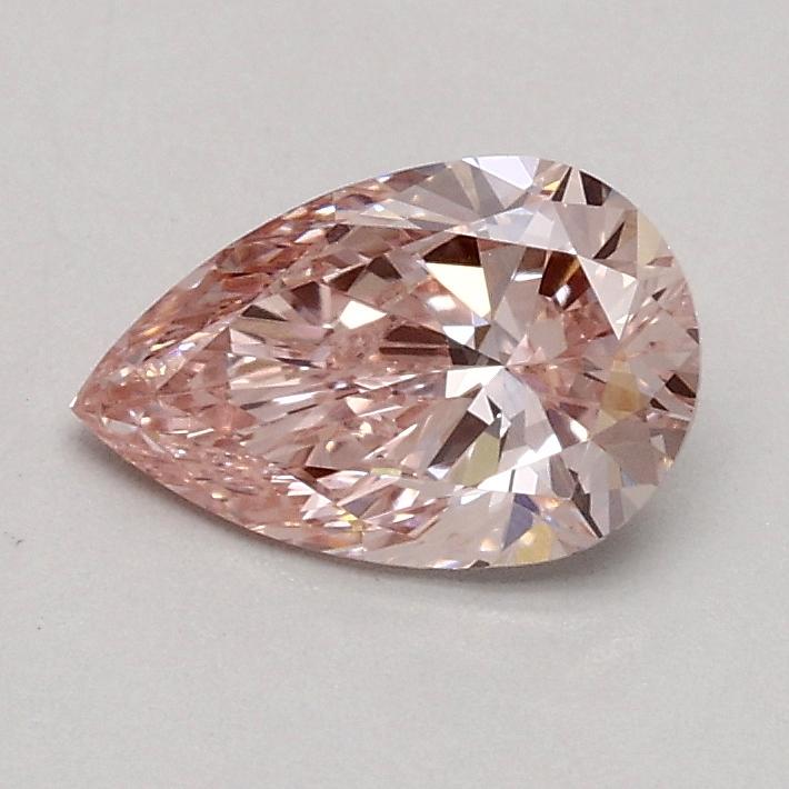 0.53 Ct. Fancy Intense Pink Pear Lab Grown Diamond
