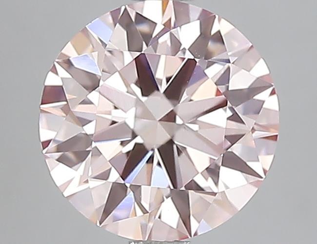 2.40 Ct. Fancy Intense  Pink Round Lab Grown Diamond