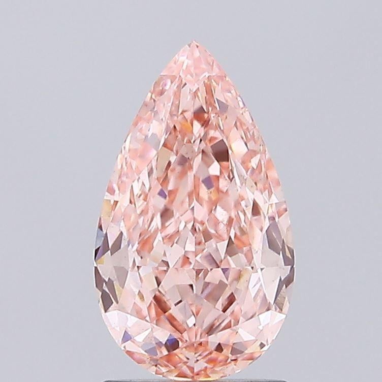 1.78 Ct. Fancy Vivid  Pink Pear Lab Grown Diamond