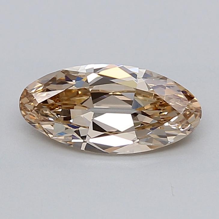 1.06 Ct. Very Light  Brown Oval Lab Grown Diamond