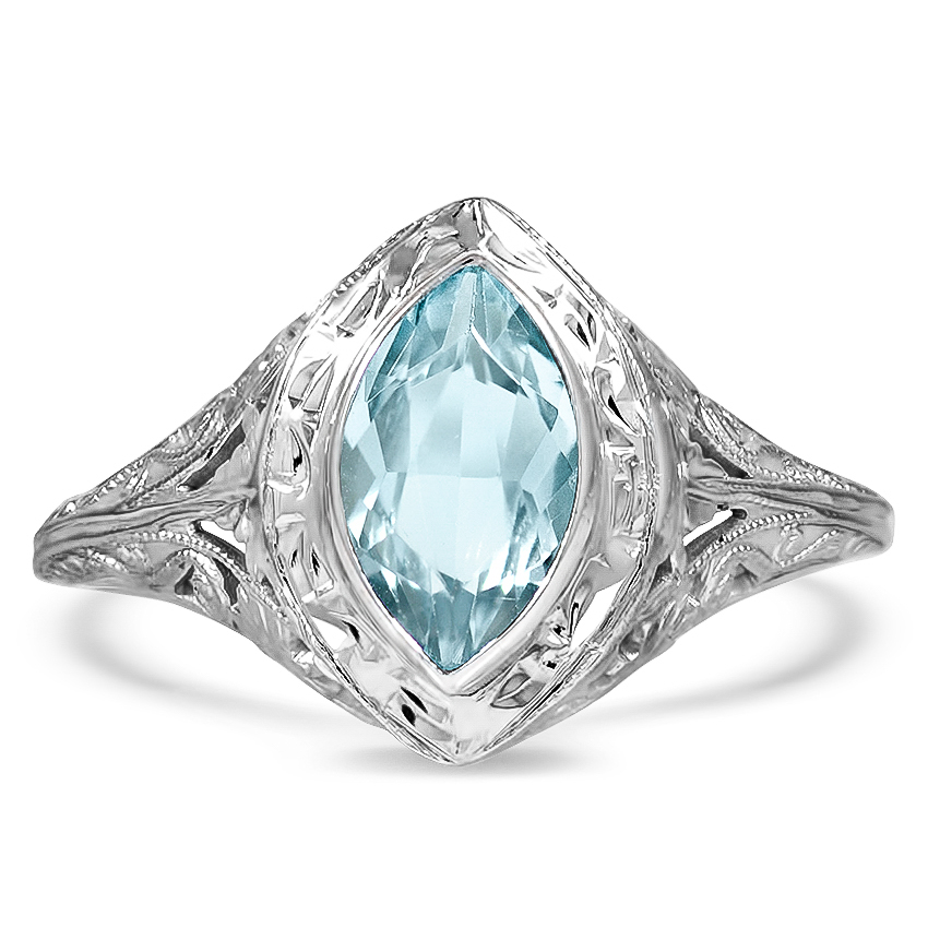 Edwardian Aquamarine Vintage Ring