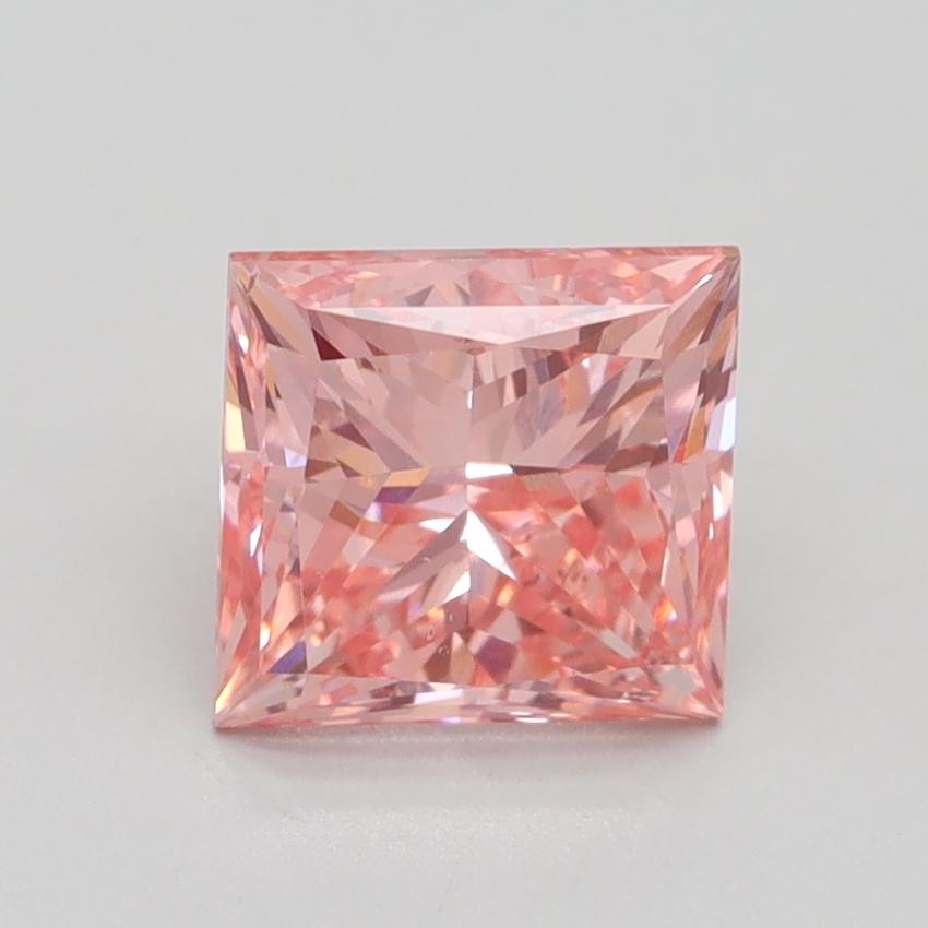 1.83 Ct. Fancy Vivid Pink Princess Lab Grown Diamond