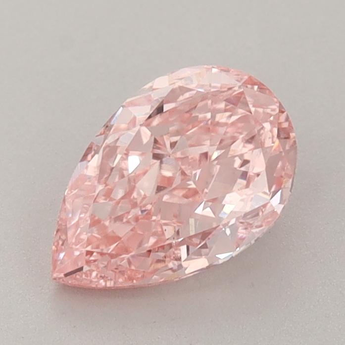 1.11 Ct. Fancy Vivid  Pink Pear Lab Grown Diamond